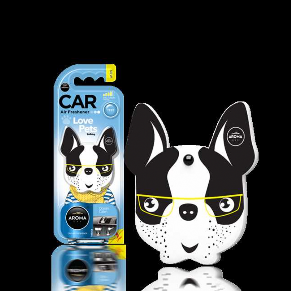 AROMA CAR AIR FRESHENER LOVE PETS Ocean Calm(Okyanus Kokusu