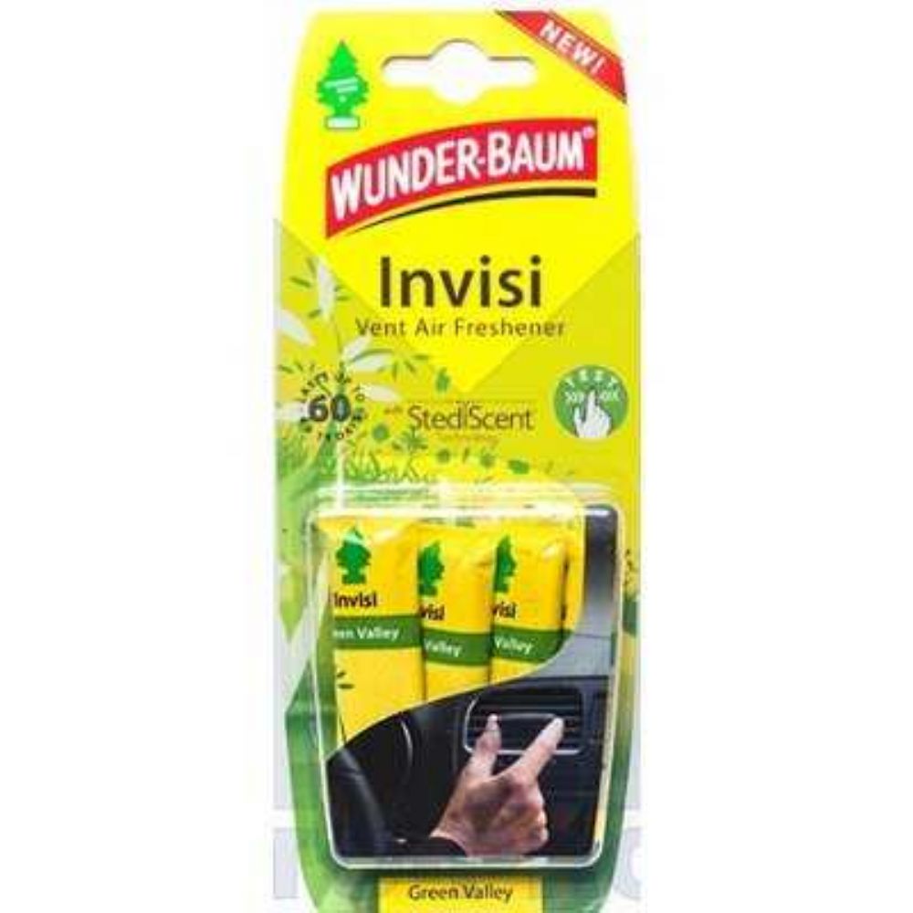 WUNDER BAUM Invisi Vent Air Freshener Green Valley (Yeşil Vadi) Oto